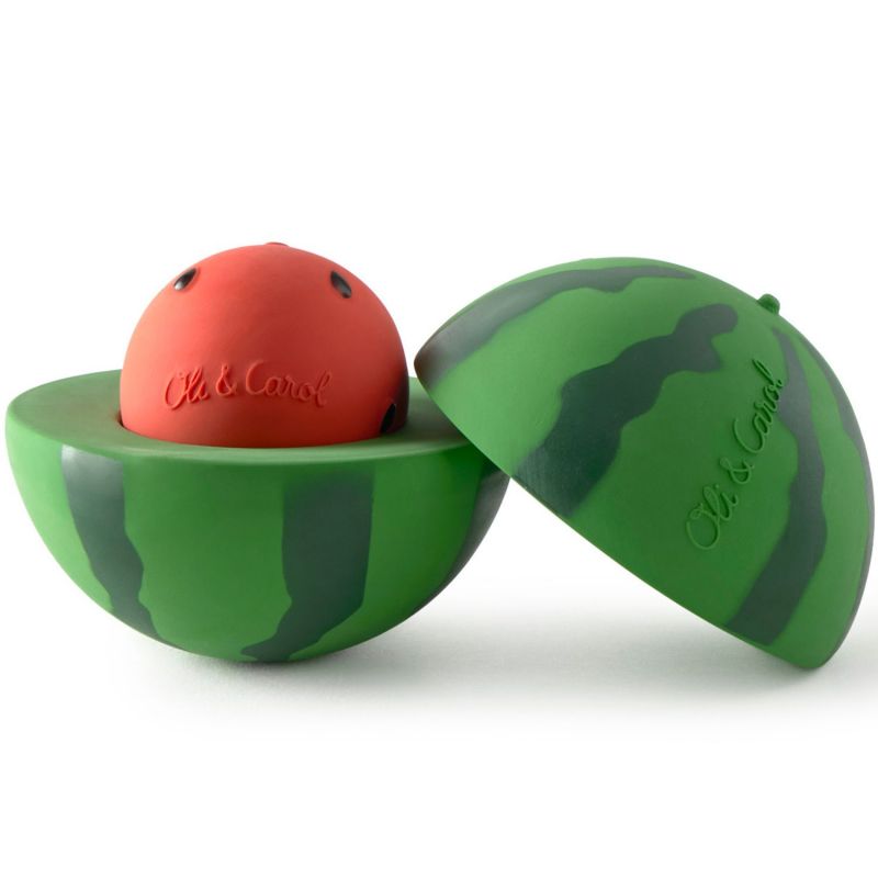 Jouet à empiler et balle hochet Watermelon Oli & Carol Produit 1