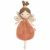 Variation Beige, rose, vert du produit Doudou attache sucette Peacock Pia de la marque Jollein