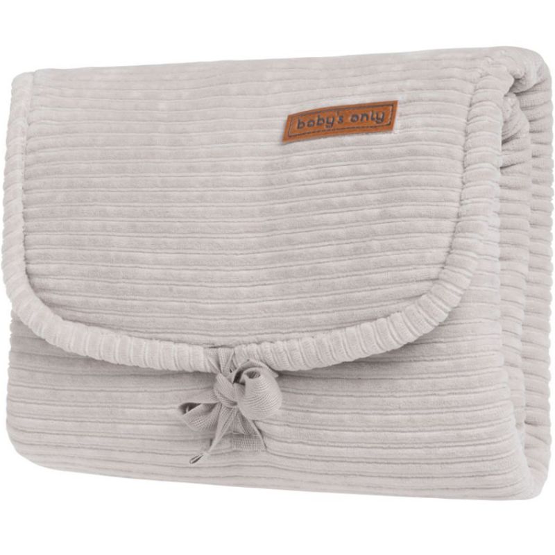 Tapis à langer nomade Sense gris Baby's Only