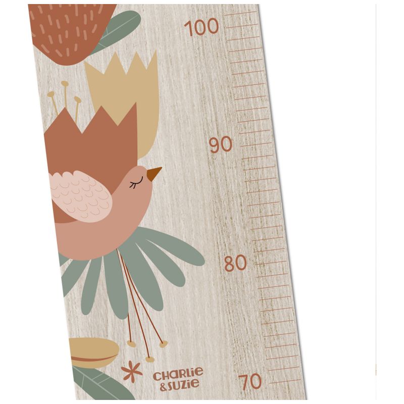 Toise en bois XXL Oiseaux Lili Rose Charlie et Suzie Produit 3