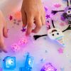 4 cubes lumineux Party Pal blanc  par Glo Pals