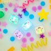 4 cubes lumineux Party Pal blanc  par Glo Pals