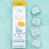 4 cubes lumineux Party Pal blanc  par Glo Pals