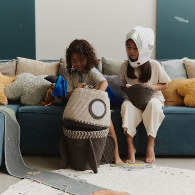 Panier de rangement 3 en 1 Giant Rocket avec jouet inclus