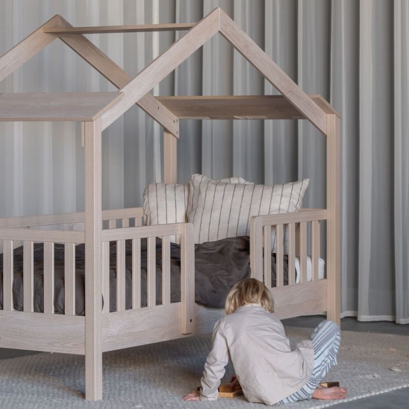 Lit cabane Chalet Naturel (90 x 200 cm) Quax Ambiance 2