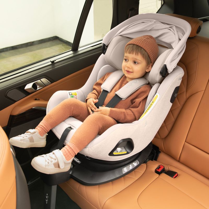 Siège-auto ISOFIX rotatif PRUU aire Caviar (Groupe 0+/1) Nuna Ambiance 7