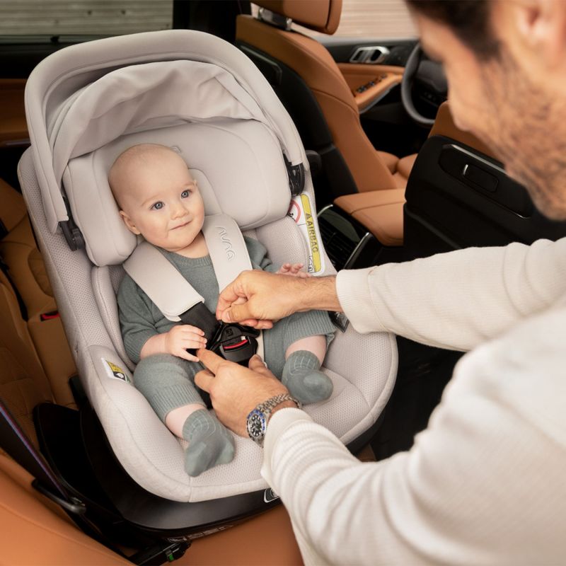 Siège-auto ISOFIX rotatif PRUU aire Caviar (Groupe 0+/1) Nuna Ambiance 8