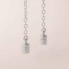 Collier Mes Petits Poids personnalisable (argent rhodié) - Mon Petit Poids