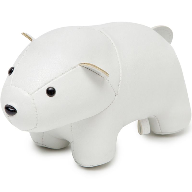 Hochet Nathan le petit Ours blanc Tiny Friends (15 x 8 cm) Little Big Friends