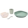 Coffret repas silicone Vert sauge et Vert de gris (4 pièces) Béaba Produit 3