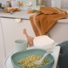 Coffret repas silicone Vert sauge et Vert de gris (4 pièces) Béaba Ambiance 7
