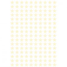 Stickers étoiles vanille (29,7 x 42 cm)  par Lilipinso