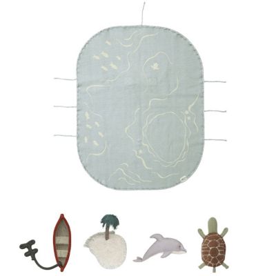 Mallette textile Green Toy The Island  par Lorena Canals