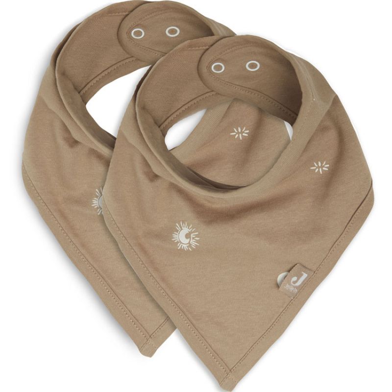 Lot de 2 bavoirs bandanas Stargaze Biscuit Jollein
