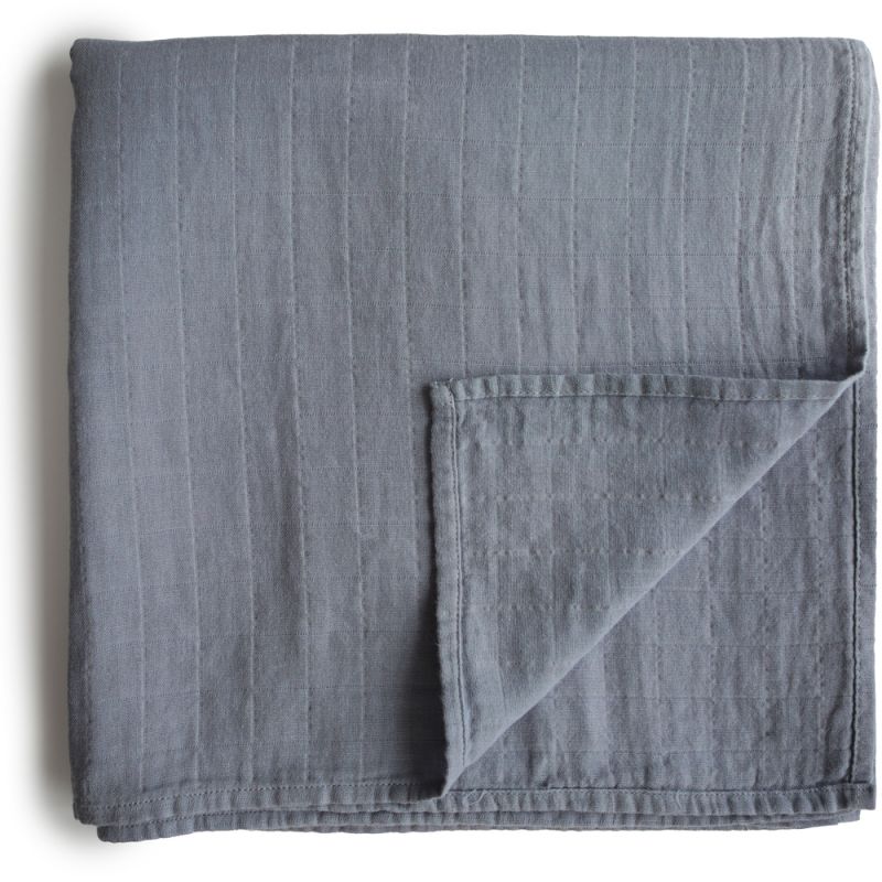 Maxi lange en coton bio Tradewinds (120 x 120 cm) Mushie