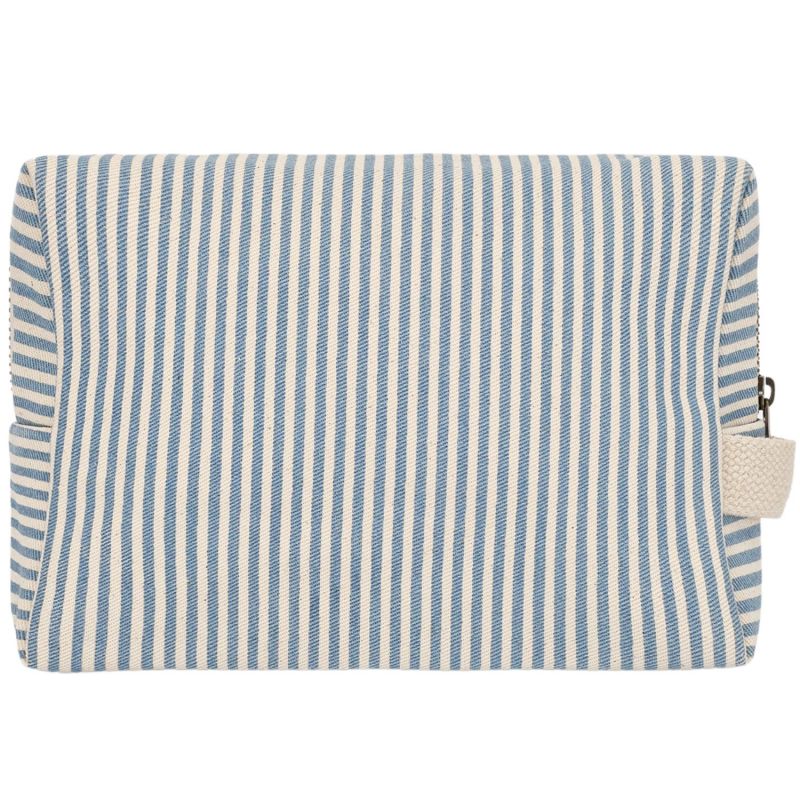 Trousse de toilette Leon Rayures Fines Bleu Hindbag Produit 3
