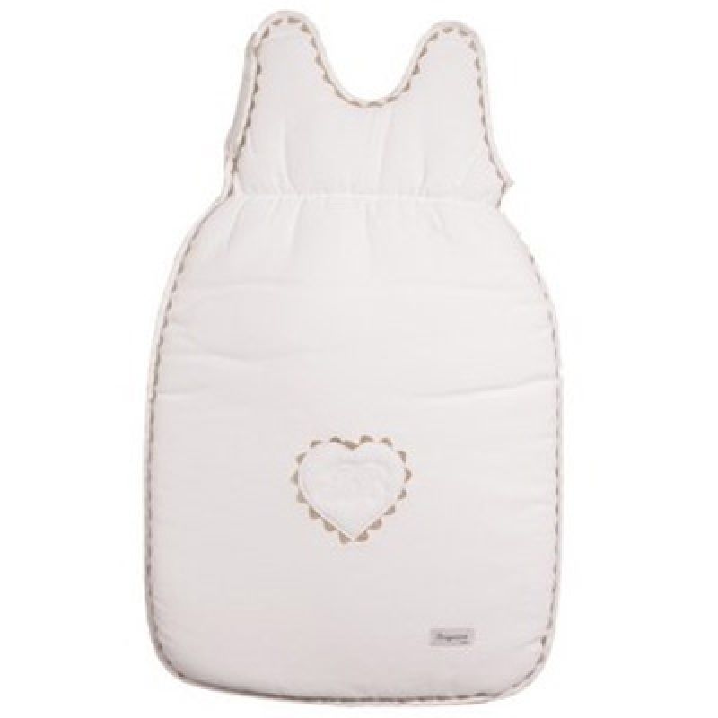 Gigoteuse hiver Emma blanc (70 cm) Maison Nougatine