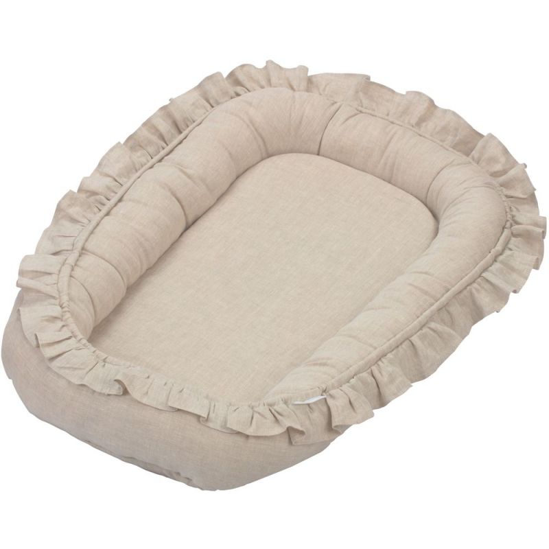 Réducteur de lit à volants écru Pure nature Cotton&Sweets