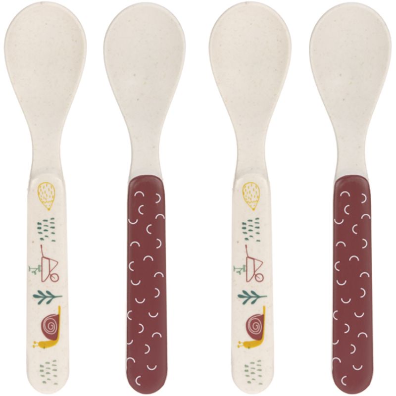 Lot de 4 cuillères roses Garden Explorer Lässig