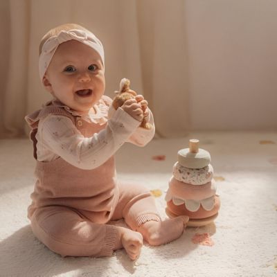 Faon à empiler doudou bois FSC Fairy Garden