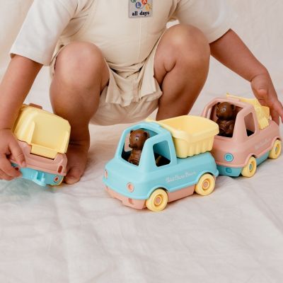 Camion Benne de Petit Ours Brun Menthe