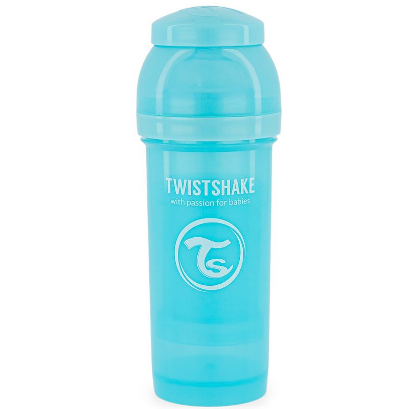 Biberon anti-colique bleu pastel (260 ml) Twistshake