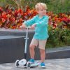 Trottinette Junior Foldable Ecologic Lights Bleu Cassis  par Globber