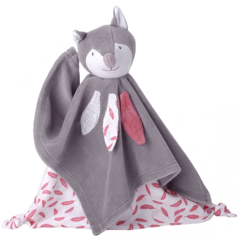 Doudou Renard rose Kikadu