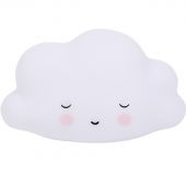 Petite veilleuse nuage blanc endormi (16 cm)