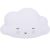 Variation Blanc du produit Petite veilleuse nuage blanc endormi (16 cm) de la marque A Little Lovely Company