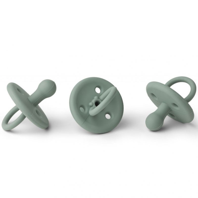 Lot de 3 sucettes en silicone Paula peppermint (0-6 mois) Liewood