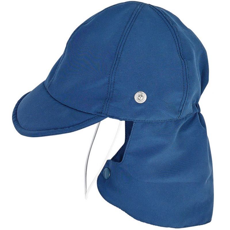 Chapeau anti-UV bleu marine (9-12 mois) Archimède