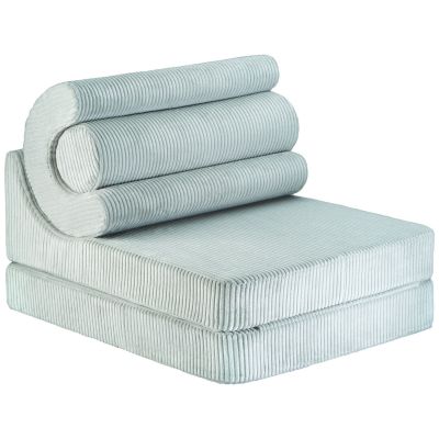 Chauffeuse Flipster Peppermint Green velours côtelé