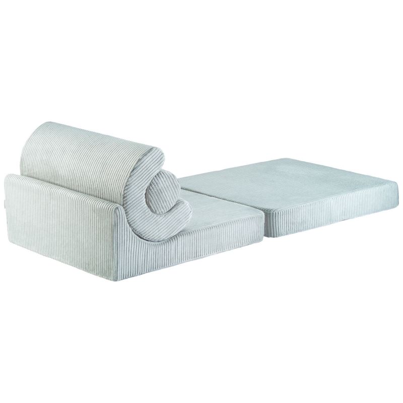 Chauffeuse Flipster Peppermint Green velours côtelé Wigiwama Produit 3