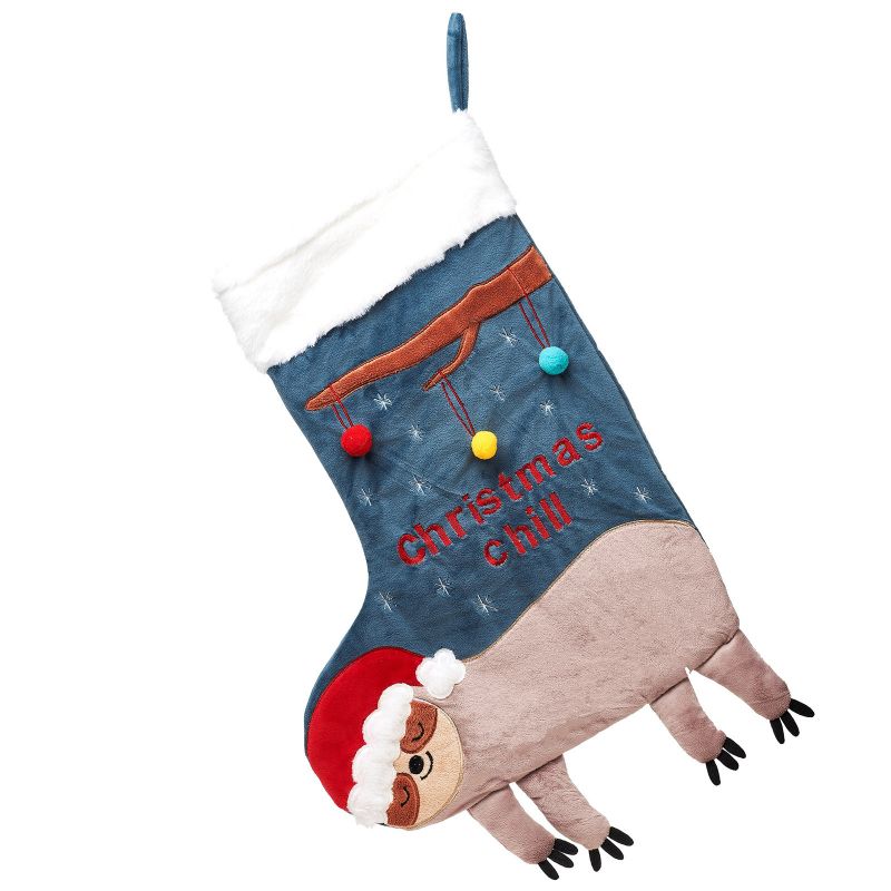 Chaussette de Noël Paresseux sass & belle