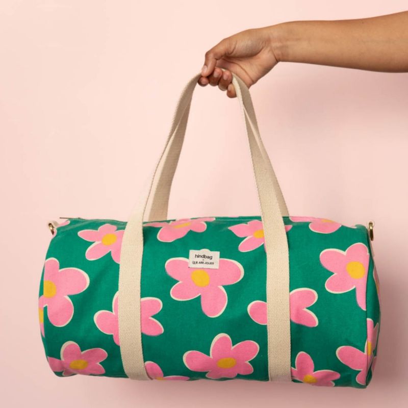 Sac week-end Simon Big Flowers Hindbag x We Are Jolies Hindbag Ambiance 7