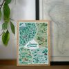 Affiche Les grandes forêts (A3)  par Papier Curieux