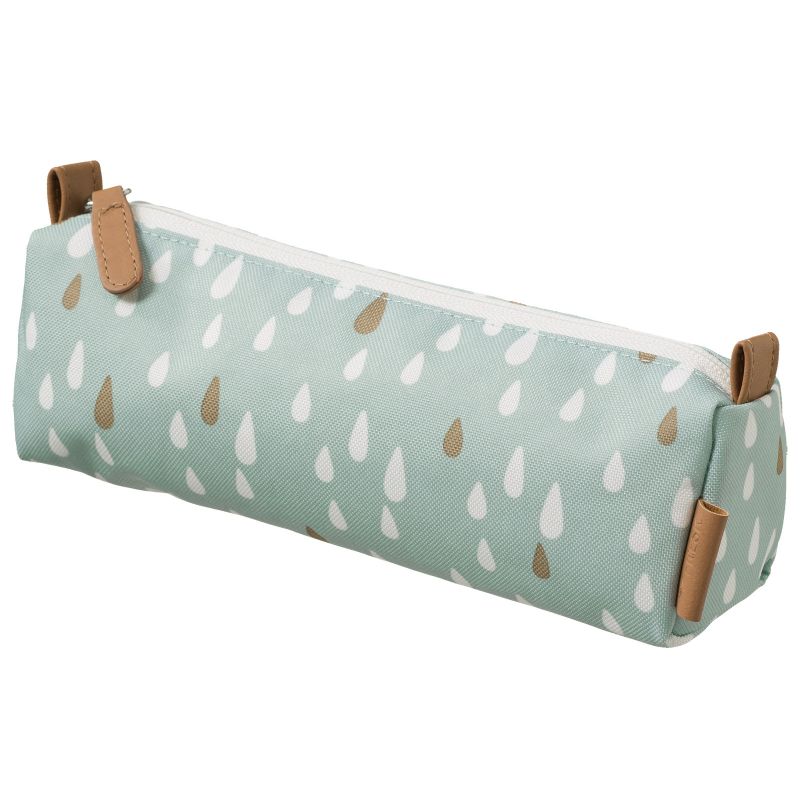 Trousse scolaire gouttes bleue Fresk
