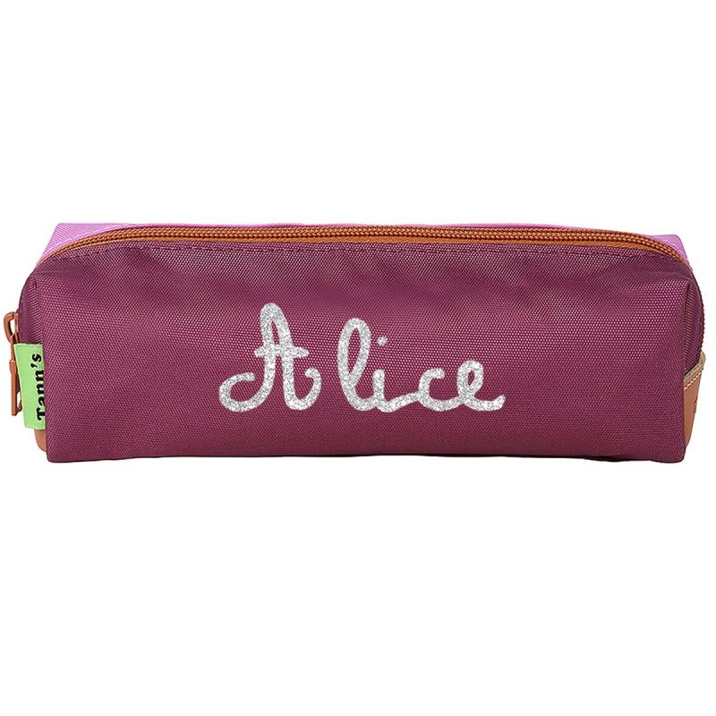 Trousse Tann's personnalisable violet Les Griottes