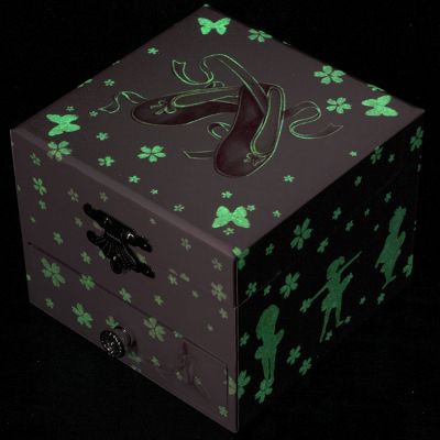 Boîte à musique phosphorescente Chaussons de danse