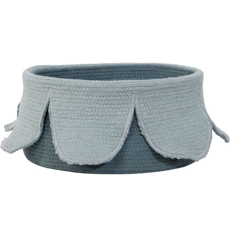 Panier de rangement Pétale bleu (20 x 33 cm) Lorena Canals