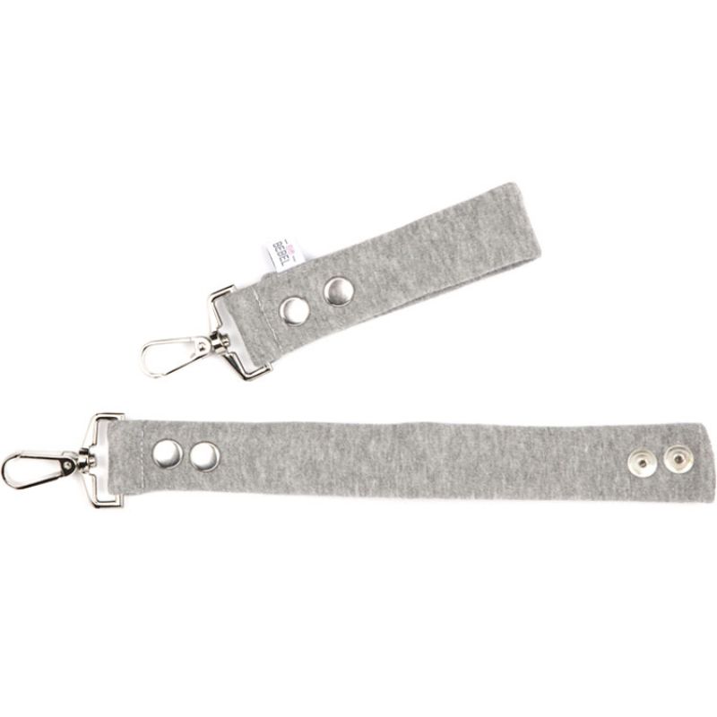 Attaches poussette pour sac à langer gris chiné New Jersey BEBEL
