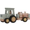 Tracteur avec remorque en bois Little Farm  par Little Dutch