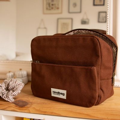 Trousse de toilette XL Alix Chocolat