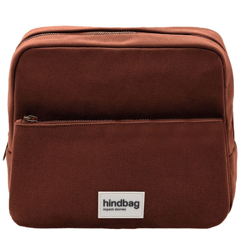 Trousse de toilette XL Alix Chocolat Hindbag Produit 1