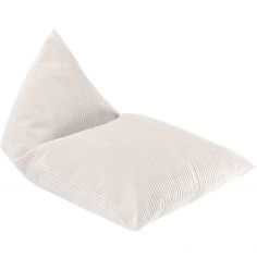 Grand pouf Marshmallow velours côtelé - Wigiwama