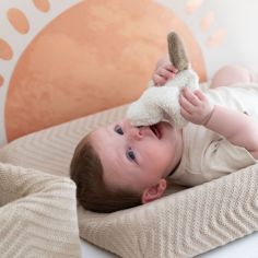 Attache tétine pomme Cozy Warm linen