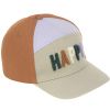 Casquette visière courbée Happy kaki clair/caramel (2-6 ans) - Lässig 