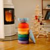 Jeu de motricité Winter Special Rainbow Set complete classic (6+2 blocs)  par Stapelstein