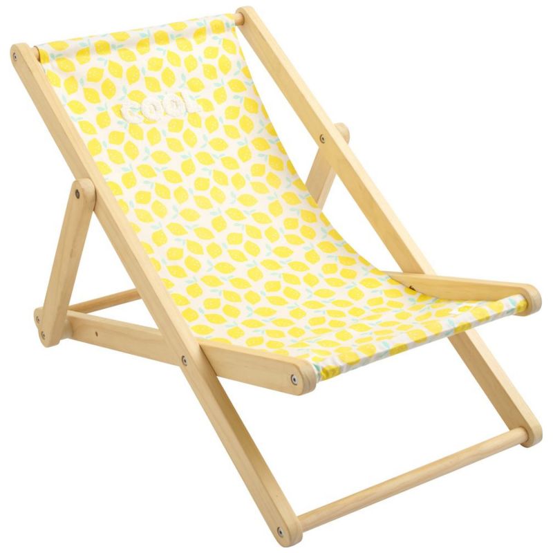 Chilienne transat enfant Citron Pop Sauthon Produit 1